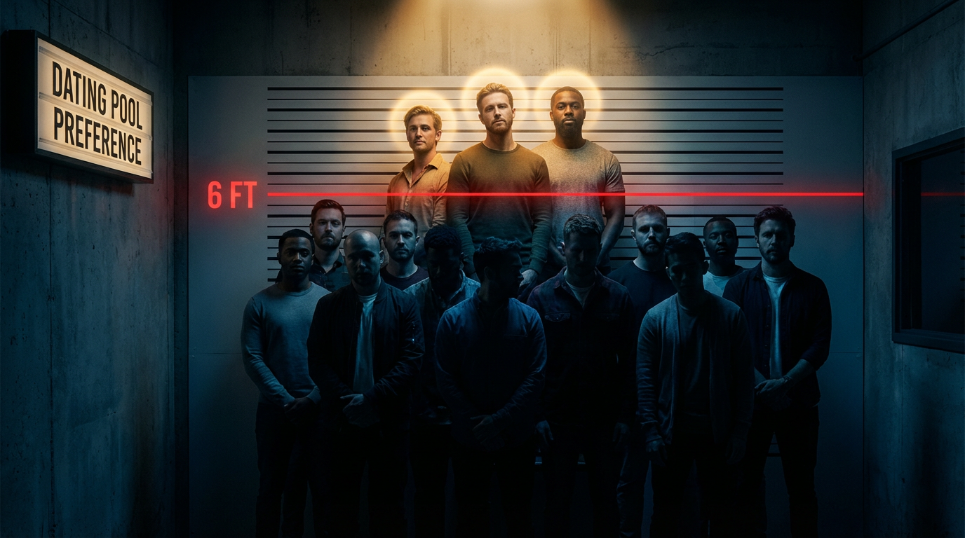 The Height Tax: How 85% of Men Are Eliminated Before They Say a Word