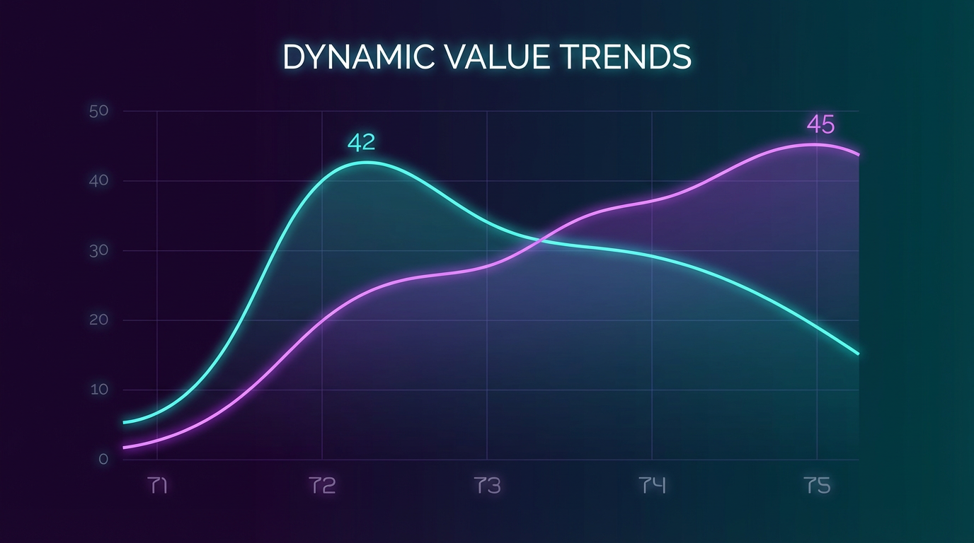 SMV chart showing male and female value curves over time - men's value rises while women's peaks earlier