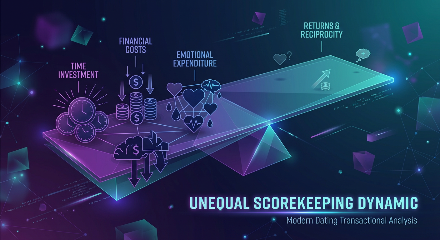 Relationship balance sheet showing imbalanced costs and returns