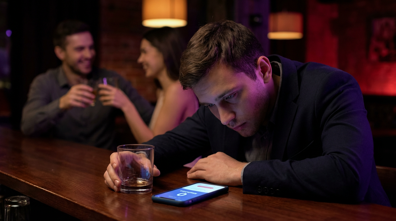 Man frustrated with modern dating