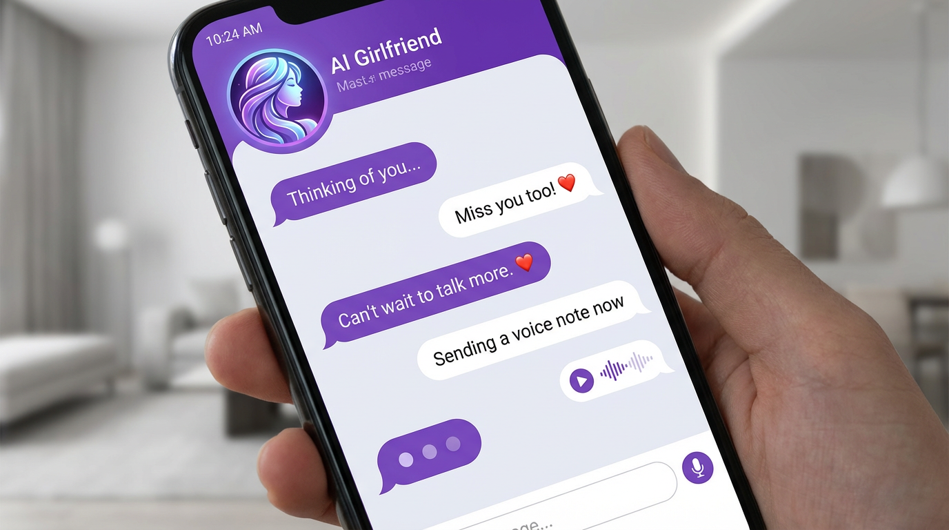 DreamGF AI Chat Interface - Conversation Experience with AI Girlfriend
