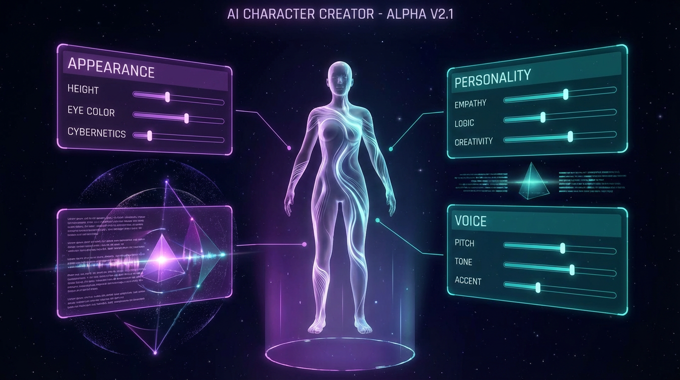 OurDream.ai Character Customization Options and Personality Settings